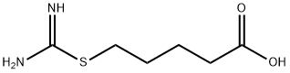 3-((氨基亚氨基甲基)硫基)戊酸 结构式