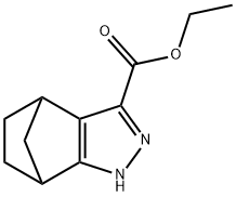4,5,6,7-四氢-1H-4,7-桥亚甲基吲唑-3-甲酸乙酯, 916592-31-9, 结构式