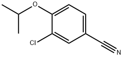 Benzonitrile, 3-chloro-4-(1-methylethoxy)- Struktur