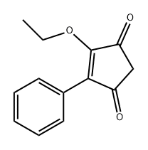 4-Cyclopentene-1,3-dione, 4-ethoxy-5-phenyl-