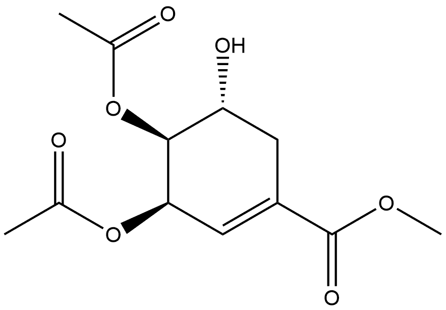 1-Cyclohexene-1-carboxylic acid, 3,4-bis(acetyloxy)-5-hydroxy-, methyl ester, [3R-(3α,4α,5β)]- (9CI)