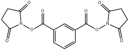 1,3-Benzenedicarboxylic acid, 1,3-bis(2,5-dioxo-1-pyrrolidinyl) ester Structure