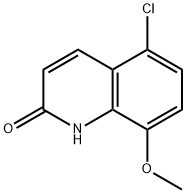 5-chloro-8-methoxyquinolin-2(1H)-one 结构式