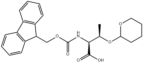 L-Threonine, N-[(9H-fluoren-9-ylmethoxy)carbonyl]-O-(tetrahydro-2H-pyran-2-yl)-|Fmoc-L-Thr(THP)-OH