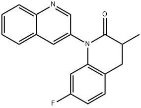 7-Fluoro-3-methyl-3,4-dihydro-2H-[1,3''-biquinolin]-2-one 结构式