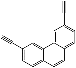 Phenanthrene, 3,6-diethynyl- Structure