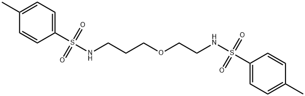 4-甲基-N-[3-[2-(4-甲基苯基磺酰氨基)乙氧基]丙基]苯磺酰胺,91894-64-3,结构式