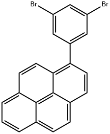 1-(3,5-dibromophenyl)pyrene Struktur