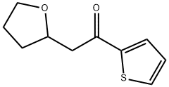 2-(四氢呋喃-2-基)-1-(噻吩基-2-基)乙酮 结构式
