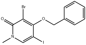920490-91-1 2(1H)-Pyridinone, 3-bromo-5-iodo-1-methyl-4-(phenylmethoxy)-