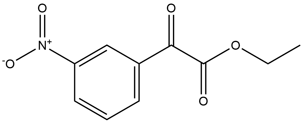 Benzeneacetic acid, 3-nitro-α-oxo-, ethyl ester 结构式