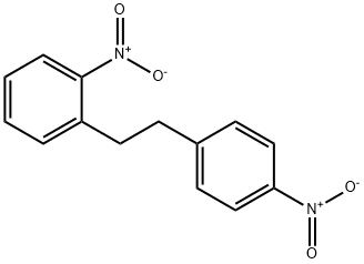 Benzene, 1-nitro-2-[2-(4-nitrophenyl)ethyl]- 化学構造式