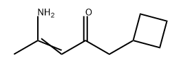 3-Penten-2-one, 4-amino-1-cyclobutyl- Structure