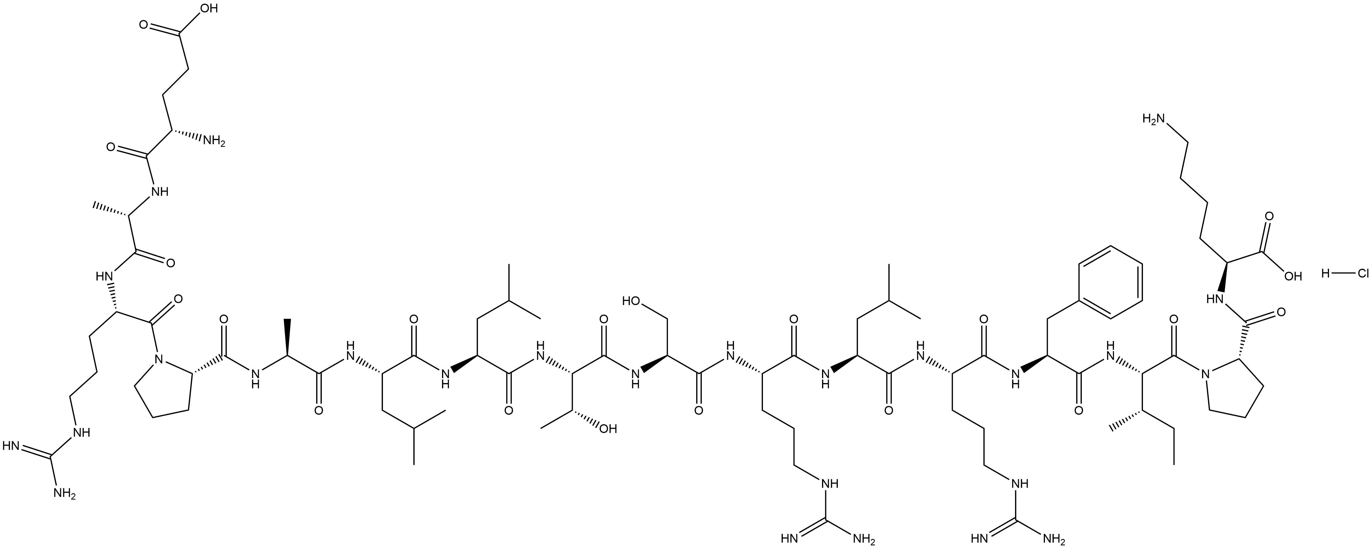 人类端粒酶逆转录酶(TERT)序列多肽, 922174-60-5, 结构式