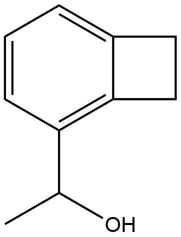 1-(bicyclo[4.2.0]octa-1(6),2,4-trien-2-yl)ethan-1-ol 结构式