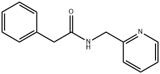Benzeneacetamide, N-(2-pyridinylmethyl)- Struktur