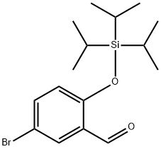 5-bromo-2-((triisopropylsilyl)oxy)benzaldehyde Structure