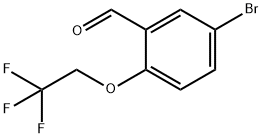 5-溴-2-(2,2,2-三氟乙氧基)苯甲醛, 923281-72-5, 结构式