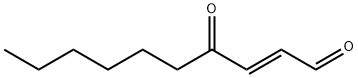 2-Decenal, 4-oxo-, (2E)- Struktur
