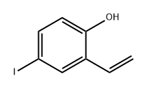 4-碘-2-乙烯基苯酚,924708-48-5,结构式