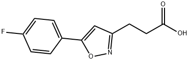 JR-6938, 3-(5-(4-fluorophenyl)isoxazol-3-yl)propanoic acid Structure