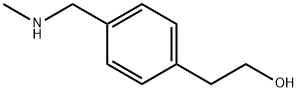 Benzeneethanol, 4-[(methylamino)methyl]- Struktur