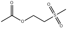 Ethanol, 2-(methylsulfonyl)-, 1-acetate Structure