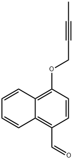 4-(But-2-yn-1-yloxy)-1-naphthaldehyde 结构式