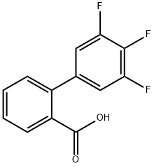 [1,1'-Biphenyl]-2-carboxylic acid, 3',4',5'-trifluoro- Structure