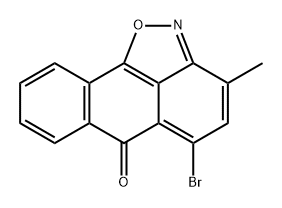 6H-Anthra[1,9-cd]isoxazol-6-one, 5-bromo-3-methyl- (9CI)