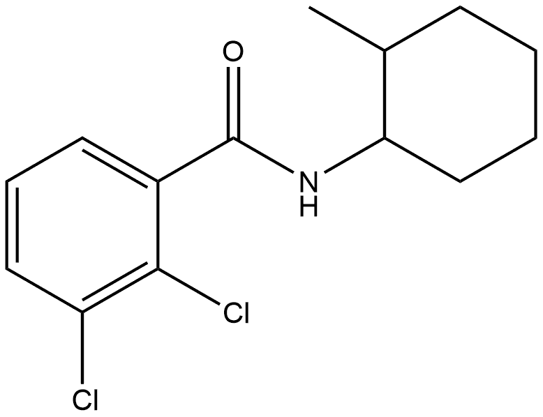 2,3-Dichloro-N-(2-methylcyclohexyl)benzamide Structure
