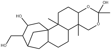 阿菲迪菌素-3,18-原乙酸酯, 92681-39-5, 结构式