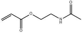 2-Propenoic acid, 2-(acetylamino)ethyl ester Structure