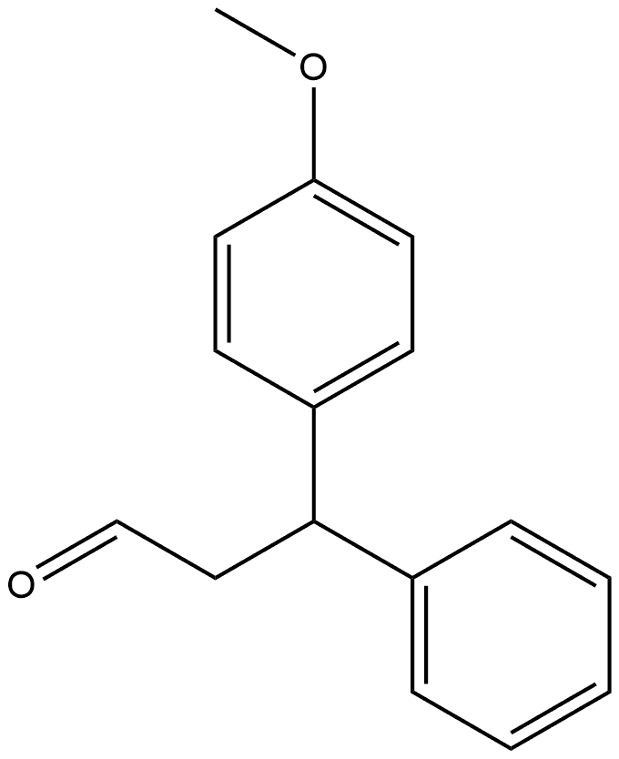 Benzenepropanal, 4-methoxy-β-phenyl-
