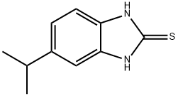 2H-Benzimidazole-2-thione,1,3-dihydro-5-(1-methylethyl)-(9CI) Structure
