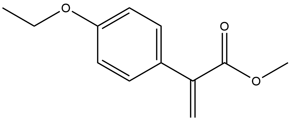 Benzeneacetic acid, 4-ethoxy-α-methylene-, methyl ester