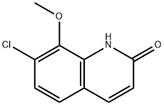 7-chloro-8-methoxyquinolin-2(1H)-one Structure
