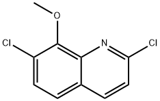 2,7-二氯-8-甲氧基喹啉 结构式