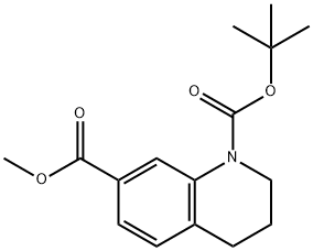 1,7(2H)-Quinolinedicarboxylic acid, 3,4-dihydro-, 1-(1,1-dimethylethyl) 7-methyl ester