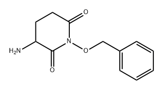 2,6-Piperidinedione, 3-amino-1-(phenylmethoxy)- Struktur