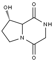 (8S)-8-羟基六氢吡咯并[1,2-A]吡嗪-1,4-二酮,929047-67-6,结构式