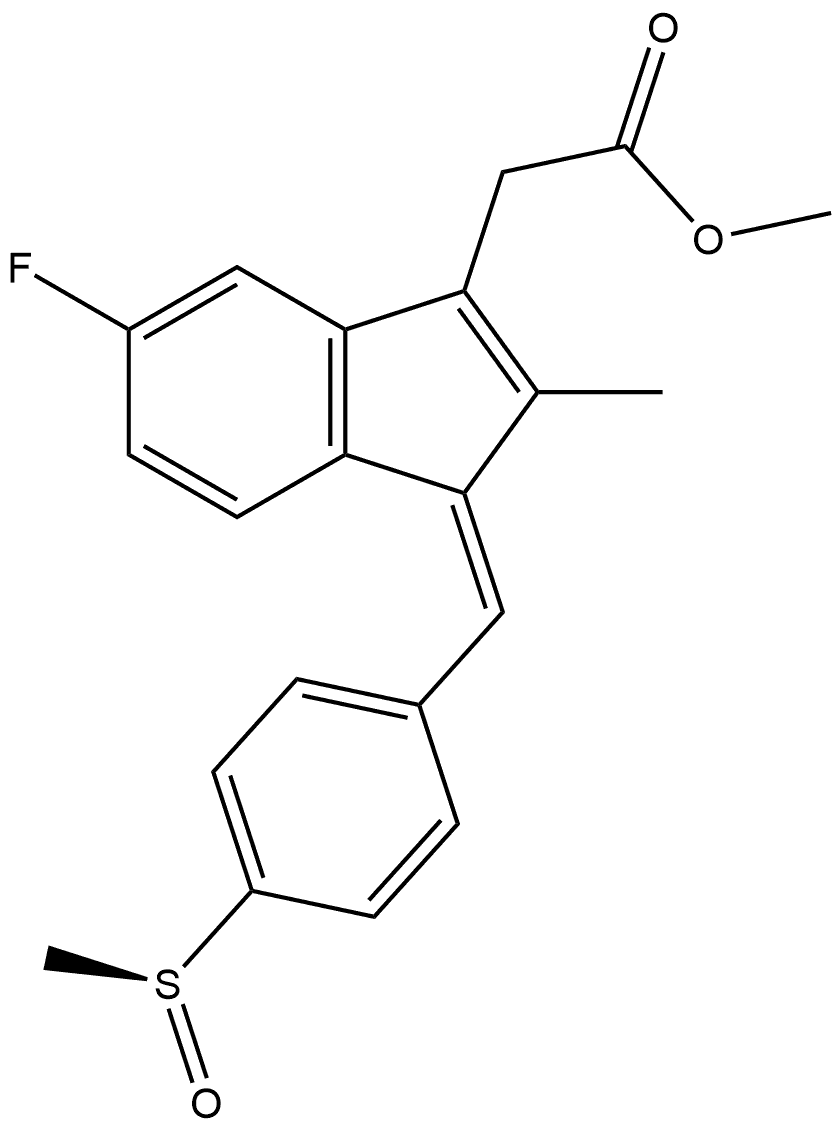 Sulindac Impurity 18 Structure