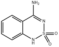 4-amino-1H-2lambda6,1,3-benzothiadiazine-2,2-di
one Struktur