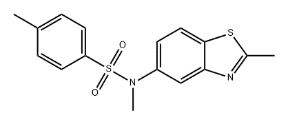 N,4-二甲基-N-(2-甲基苯并[D]噻唑-5-基)苯磺酰胺,92966-73-9,结构式