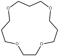 1,4,8,12-テトラオキサシクロペンタデカン 化学構造式