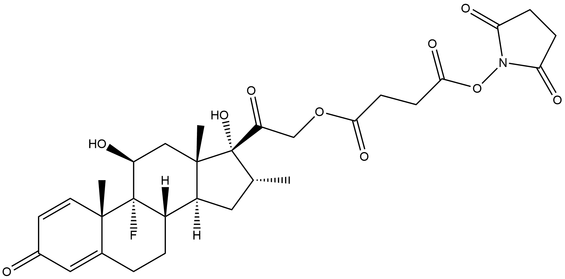 930585-64-1 (11,16a)-9-Fluoro-11,17-dihydroxy-16-methyl-3,20-dioxopregna-1,4-dien-21-yl
4-[(2,5-dioxo-1-pyrrolidinyl)oxy]-4-oxobutanoate