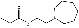Propanamide, N-[2-(hexahydro-1H-azepin-1-yl)ethyl]- Structure