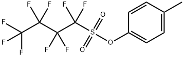1-Butanesulfonic acid, 1,1,2,2,3,3,4,4,4-nonafluoro-, 4-methylphenyl ester Structure