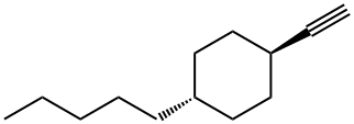 Cyclohexane, 1-ethynyl-4-pentyl-, trans- Structure