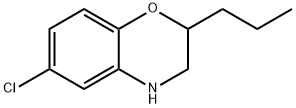6-chloro-2-propyl-3,4-dihydro-2H-1,4-benzoxazine 结构式